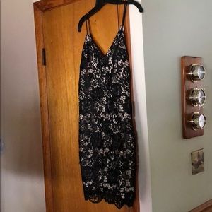 Black lace dress